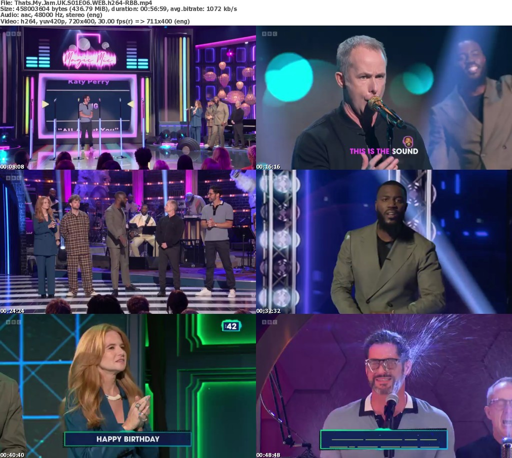 Thats My Jam UK S01E06 720p WEB x264CiTiDeL ReleaseBB