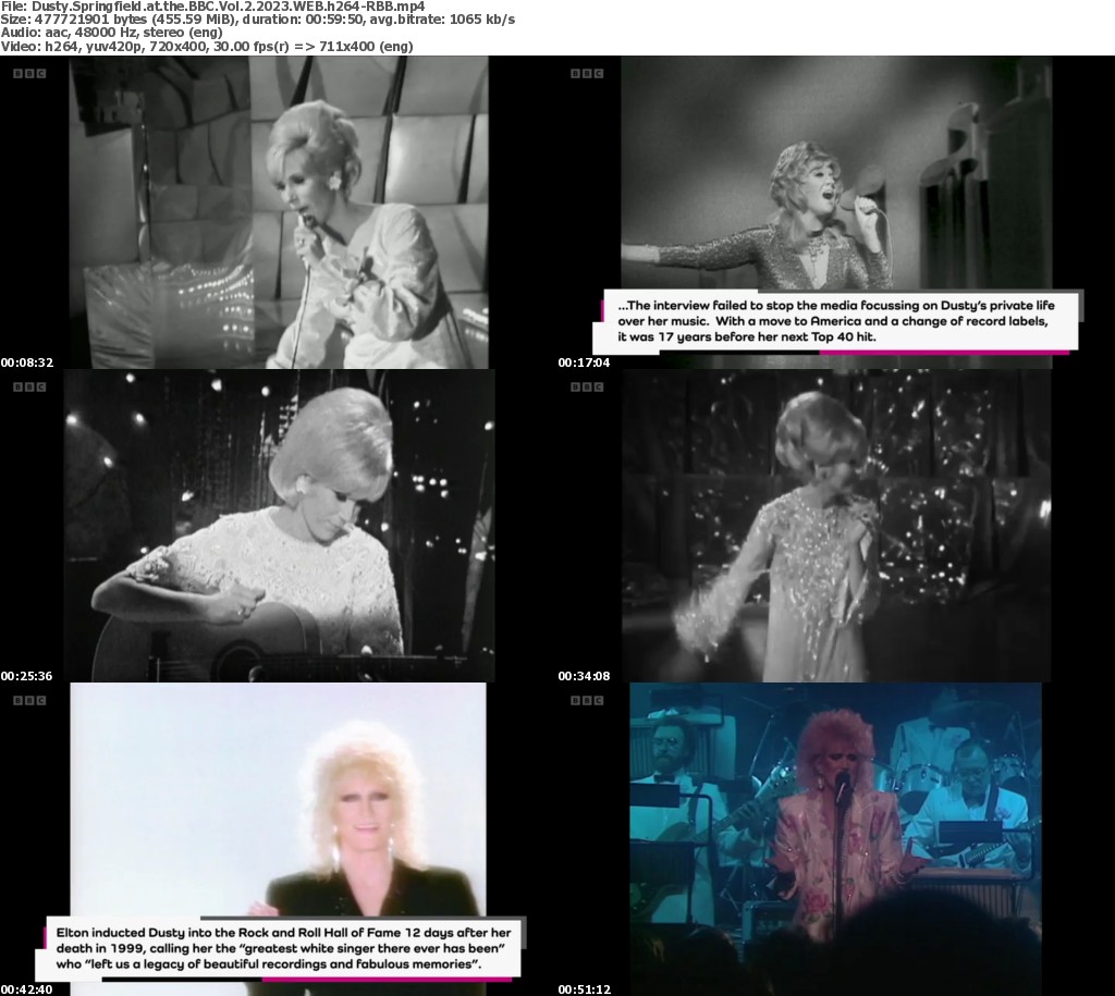 Dusty Springfield At The Bbc Vol P Web Dl X Citidel Releasebb