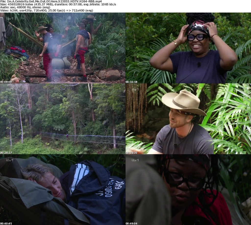 Im A Celebrity Get Me Out Of Here S23e03 1080p Hdtv H264 Darkflix Releasebb 6782