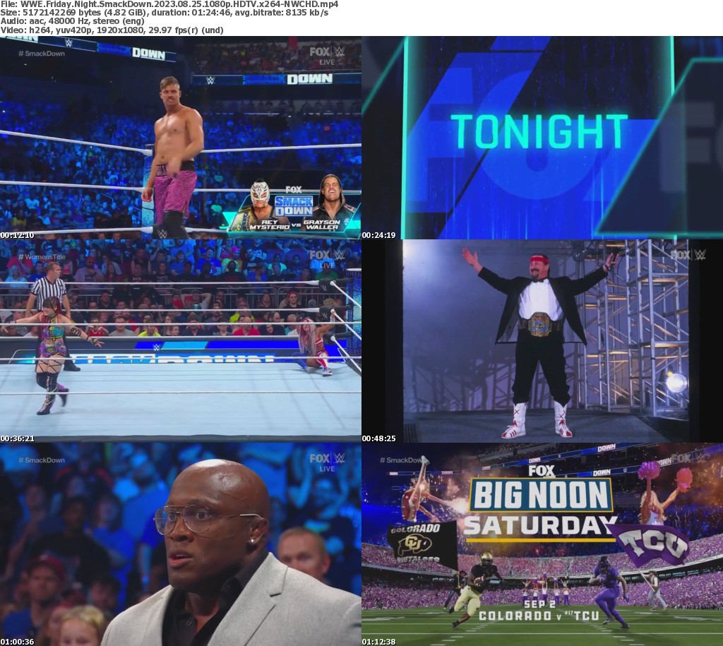 WWE Friday Night SmackDown 2023.08.25 HDTV x264NWCHD ReleaseBB