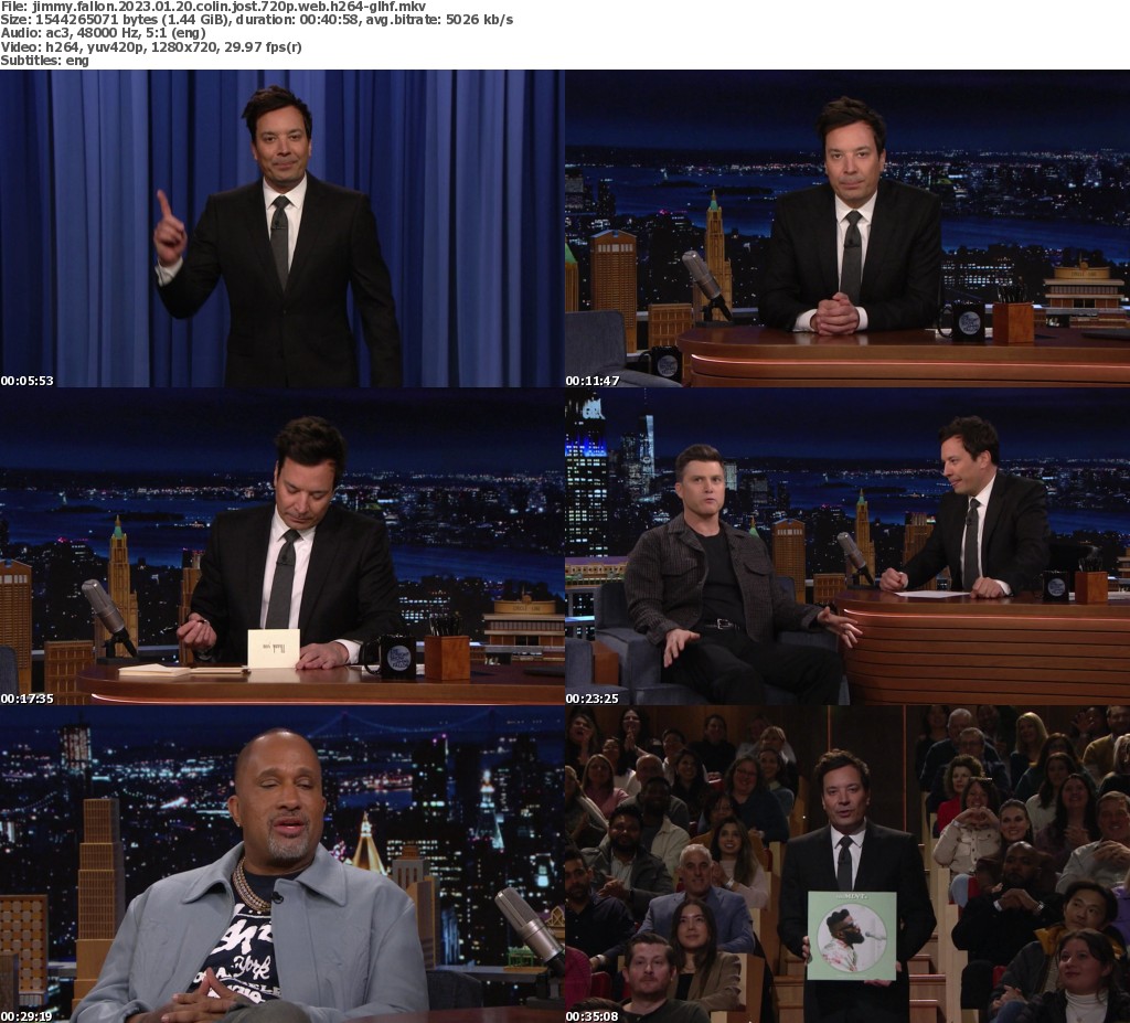 Jimmy Fallon 2023.01.20 Colin Jost 720p WEB H264GLHF ReleaseBB